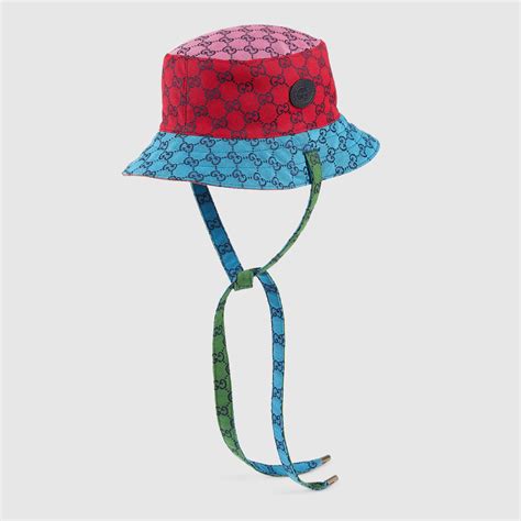 gucci multi color bucket hat|Gucci bucket hat used.